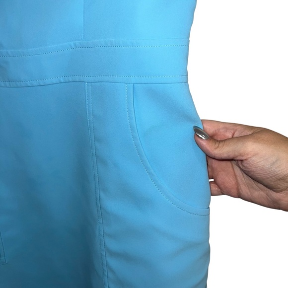 Amanda Uprichard Ace Dress In Pacific Blue - Picture 4 of 10